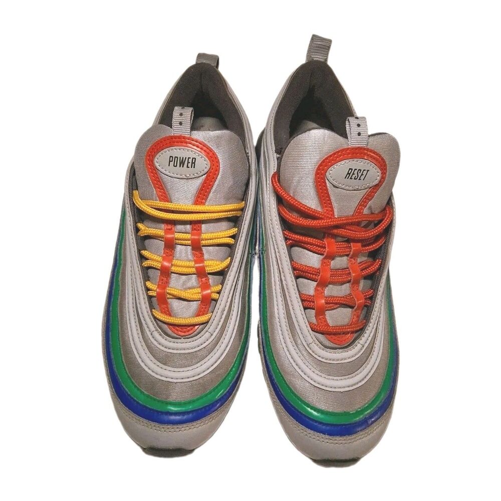 Nike Air Max 97 Nintendo 64 N64 Men's Size 8.5 Gray Green Blue Red CI5012-001